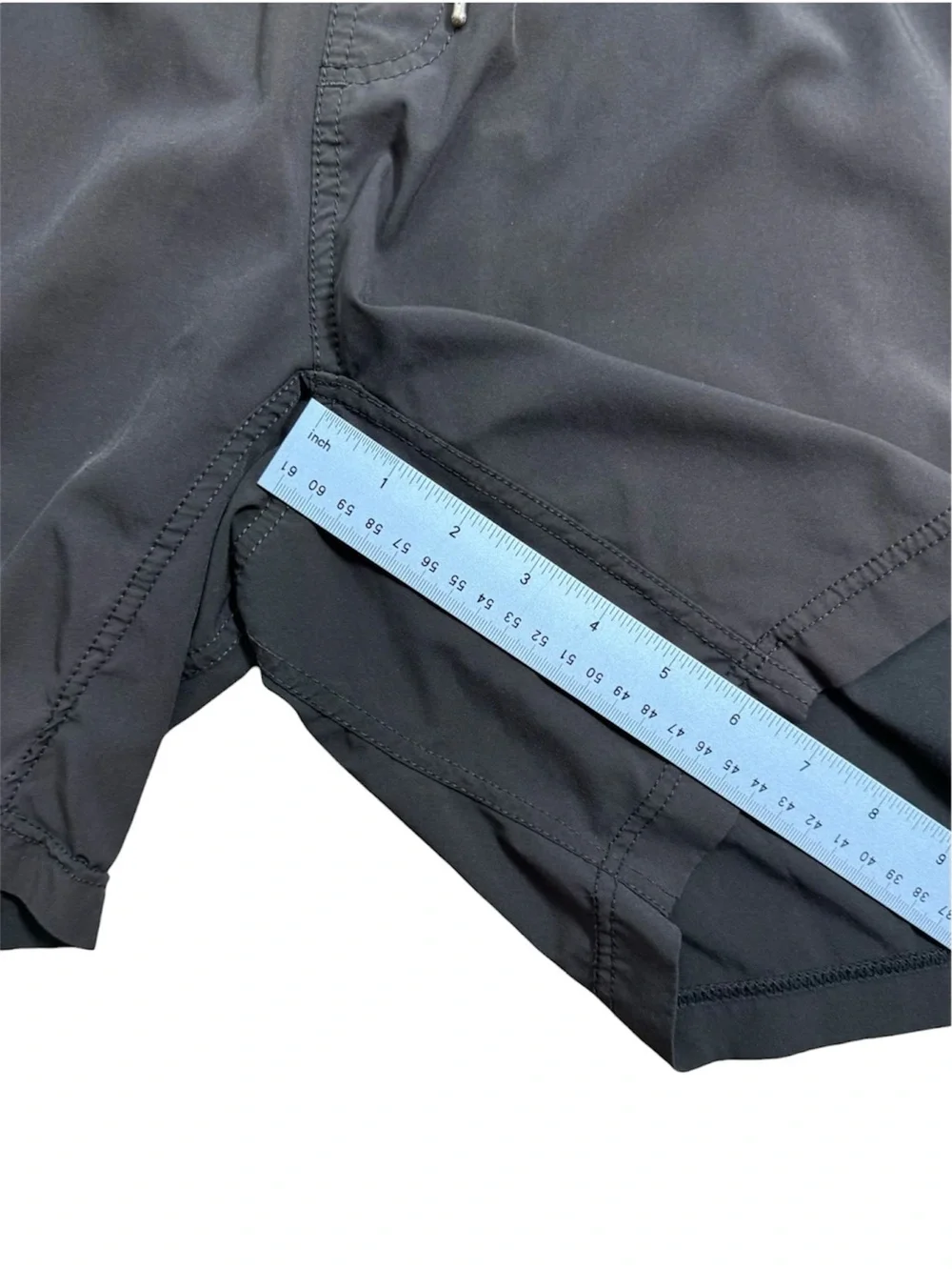 Vuori Men's Kore Black Athletic Shorts with White Drawstring - Lined